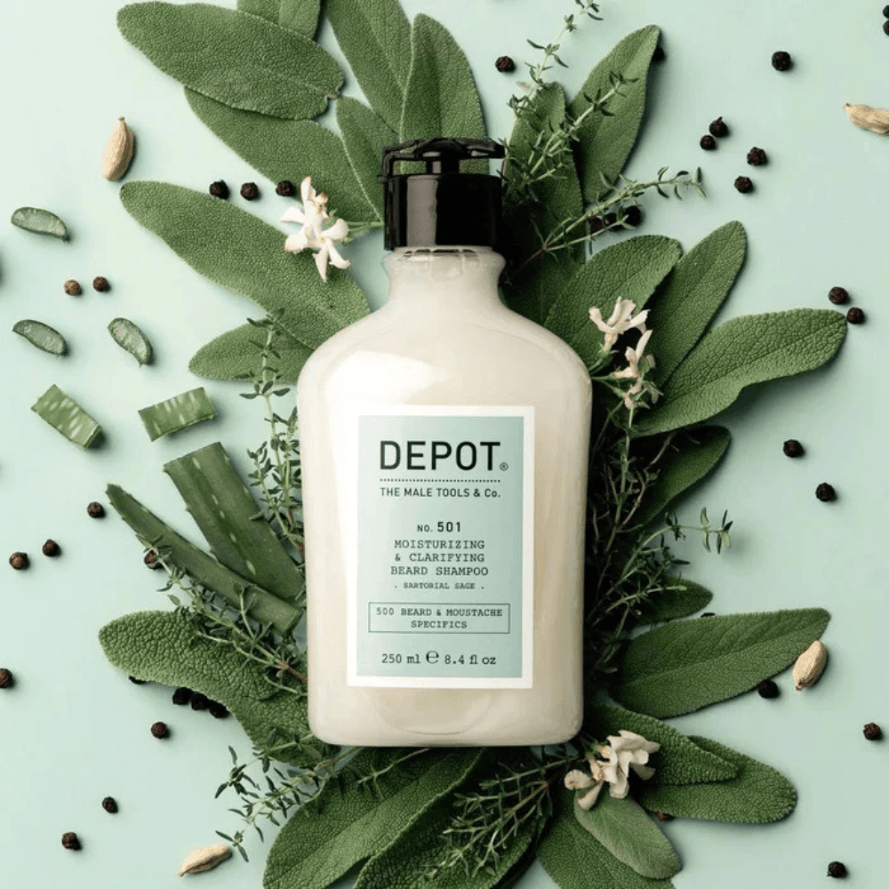 Depot NO. 501 Moisturizing & Clarifying Beard Shampoo 250ml - My Care Boutique