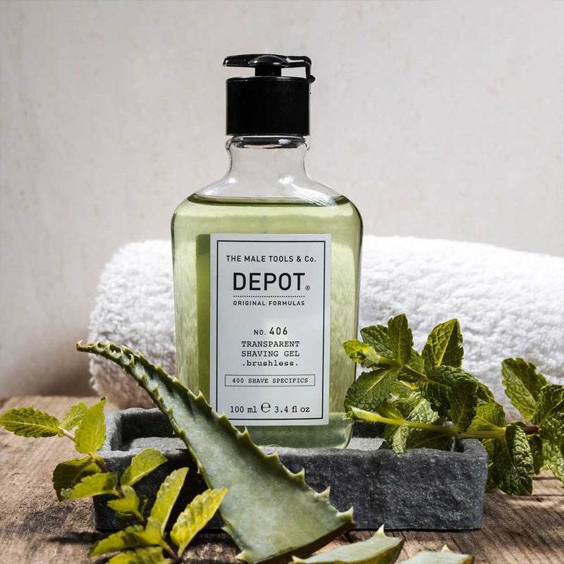 Depot No.406 Transparent Shaving Gel brushless 100ml - My Care Boutique