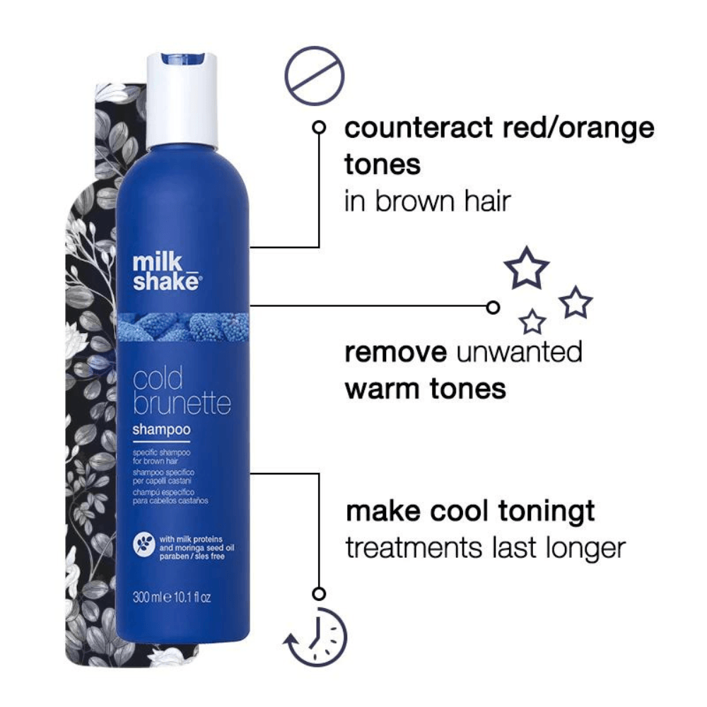 MilkShake Cold Brunette Shampoo 300ml - My Care Boutique