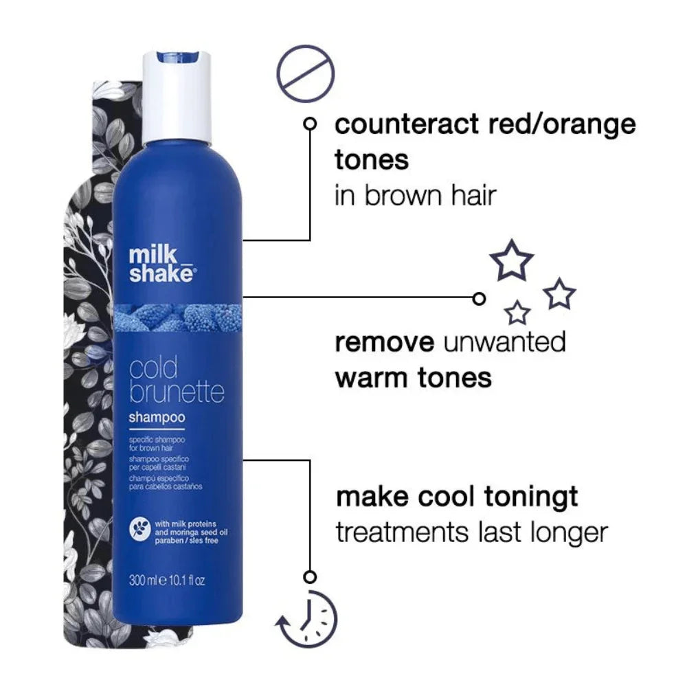 MilkShake Cold Brunette Shampoo 300ml - My Care Boutique