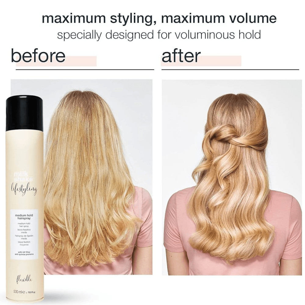 MilkShake Medium Hold Hair Spray 500ml - My Care Boutique
