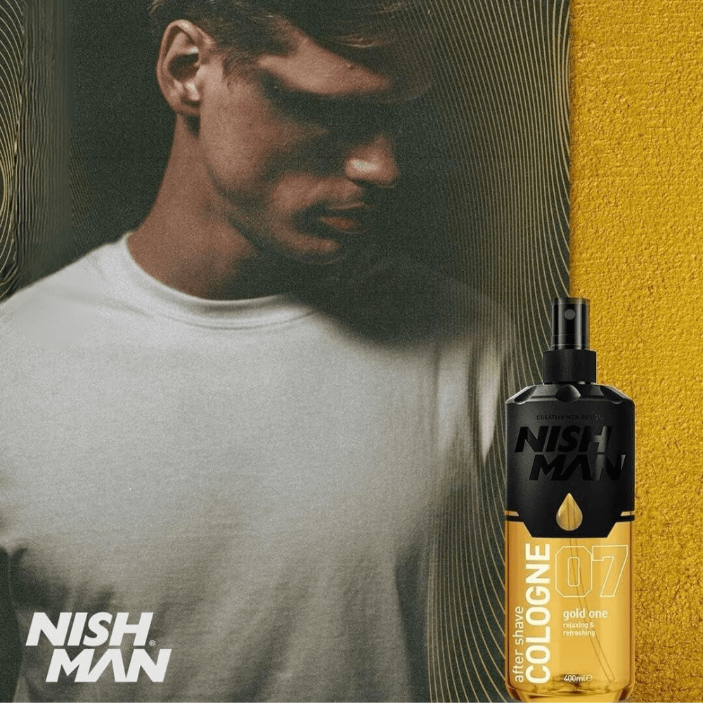 NISHMAN After Shave Cologne 07 gold one 400 ml - My Care Boutique