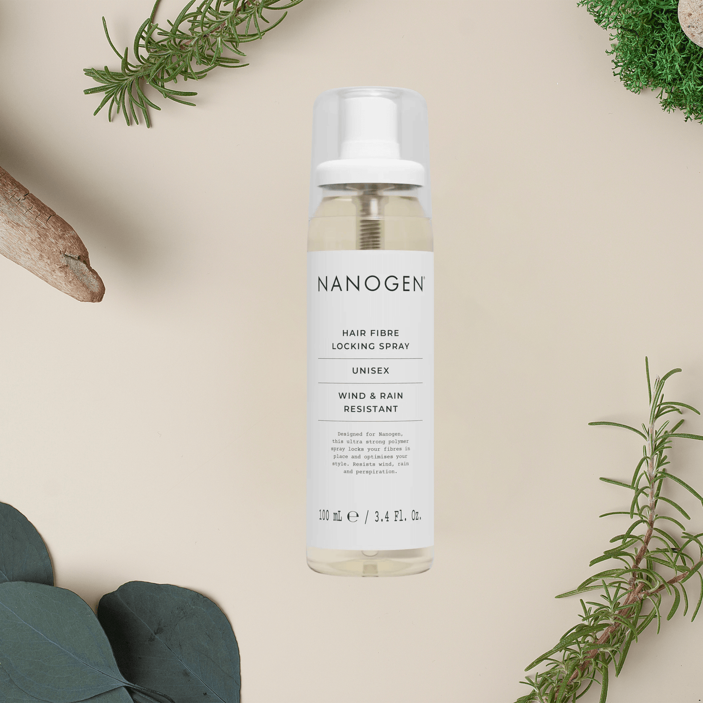 Nanogen Hair Fibre Locking Spray Unisex Wind And Rain Resistant 100ml - My Care Boutique