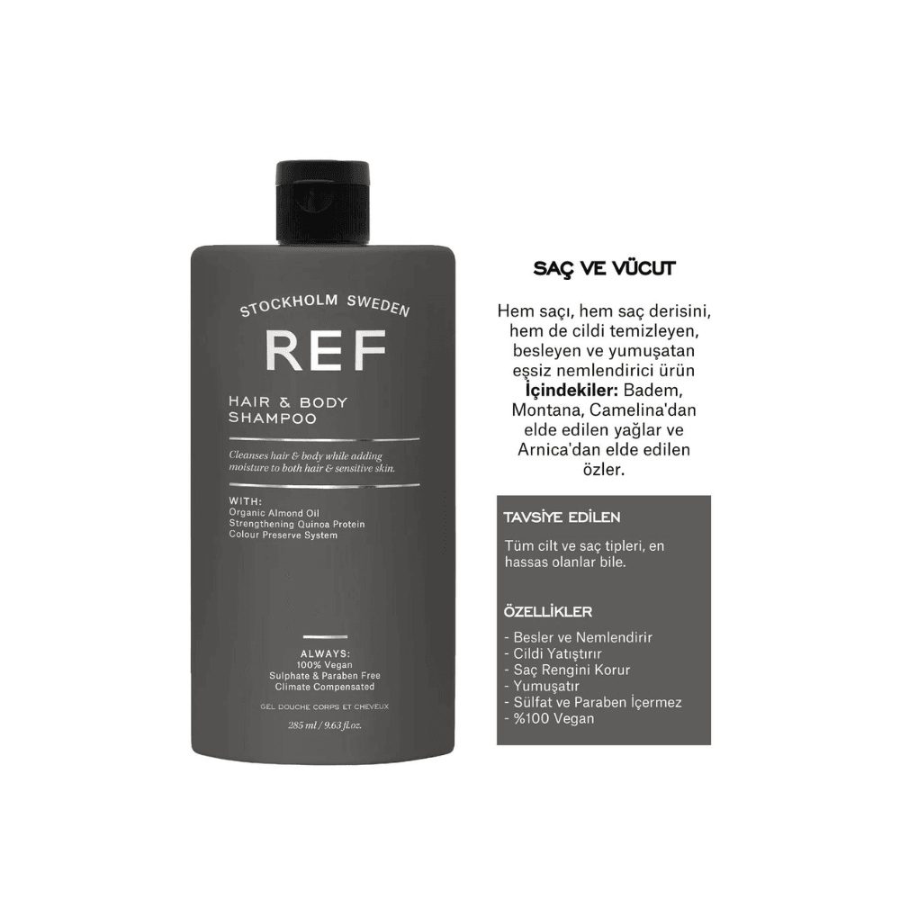 REF Hair & Body Shampoo 285ml - My Care Boutique