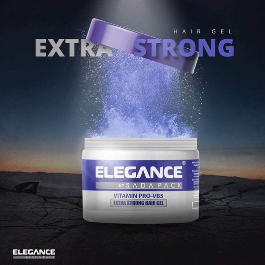 ELEGANCE Strong Hold Hair Styling Gel - Vitamins Protection Hair Gel - 250m - My Care Boutique