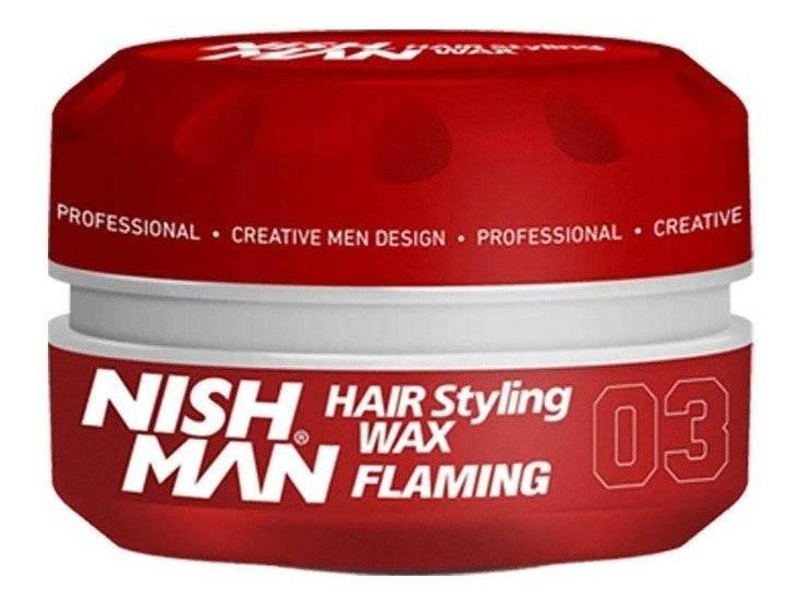 NISHMAN Hair Styling Wax 03 Flaming 150ml. - My Care Boutique
