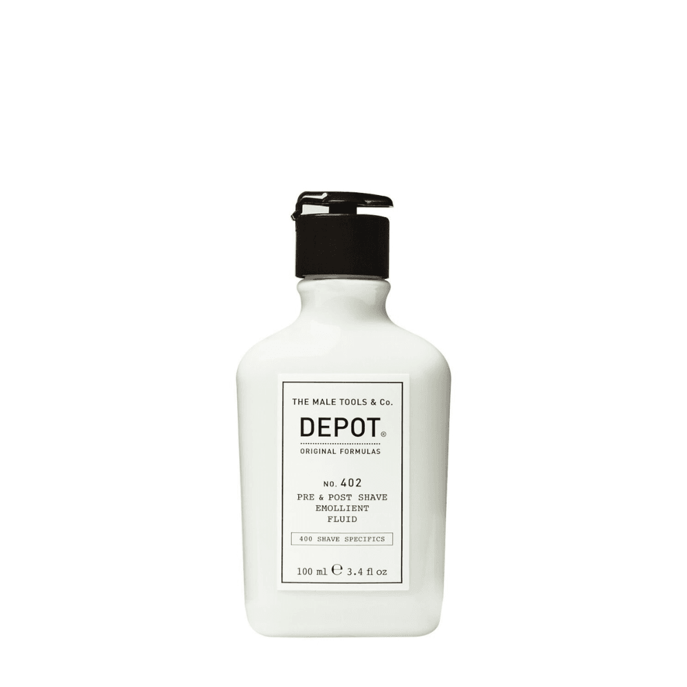Depot 402 – Pre & Post Shave Emollient Fluid 100ml - My Care Boutique 