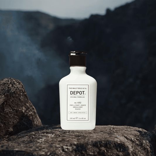 Depot 402 – Pre & Post Shave Emollient Fluid 100ml - My Care Boutique 