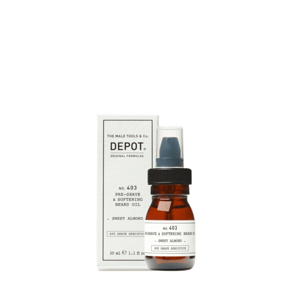 Depot 403 Pre-Shave & Softening Beard Oil Fresh Black Pepper 30ml - My Care Boutique 