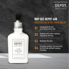 Depot No.408 Moisturizing Aftershave Balm 100ml - My Care Boutique 