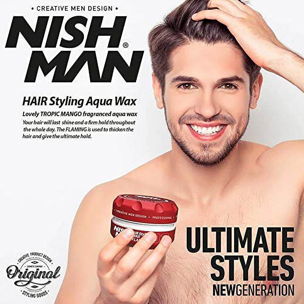 NISHMAN Hair Styling Wax 03 Flaming 150ml. - My Care Boutique 