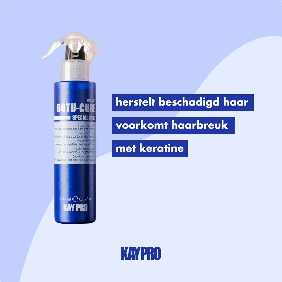 KAYPRO Reconstructing Spray Botu-Cure – For severely damaged hair that tends to break 200 ml - My Care Boutique 