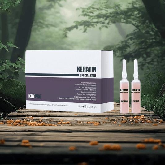 KAYPRO Restructuring Lotion With Keratin Treated And Damaged Hair - 12 Ampoules x 10ml - My Care Boutique 