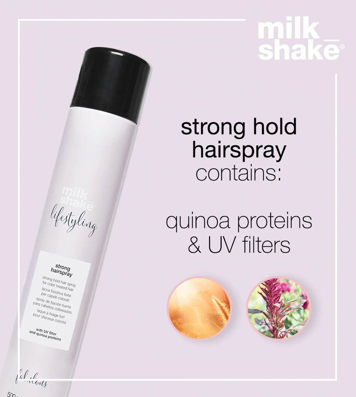 MilkShake Strong Hair Spray 500ml - My Care Boutique 
