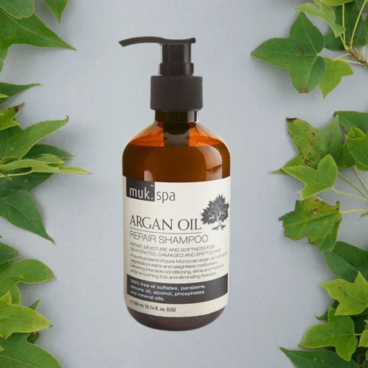 Muk Spa Argan Oil Repair Hair Shampoo 300ml - Hair Products Boutique 