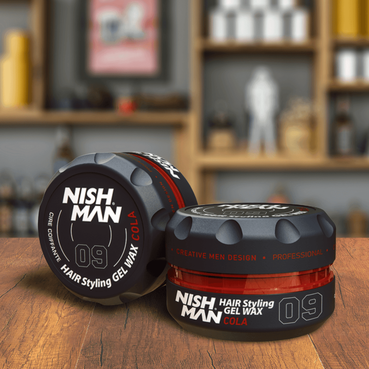 NISHMAN Hair Styling Gel Wax 09 Cola 150ml - My Care Boutique 