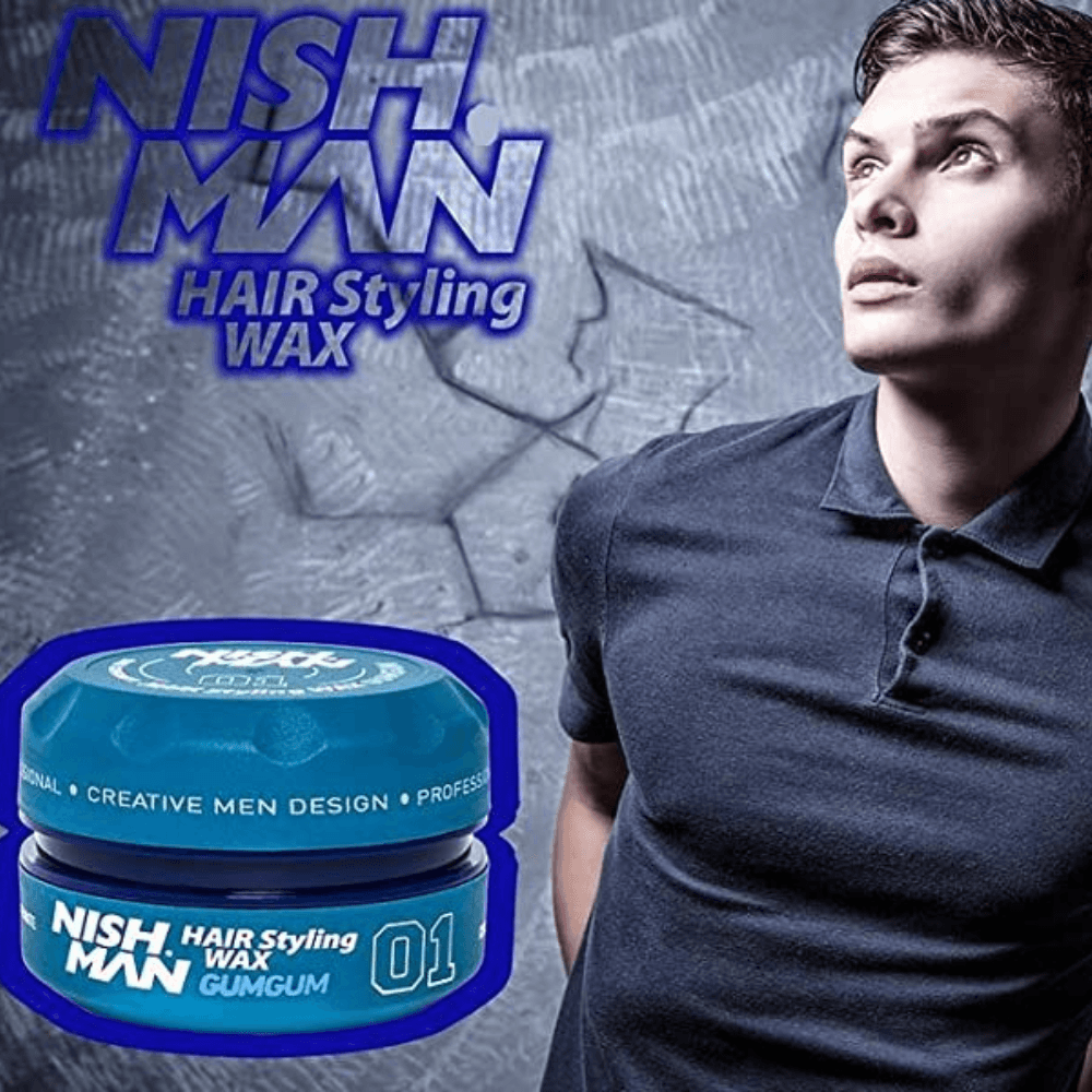 NISHMAN Hair Styling Wax 01 Gum 150ml. - My Care Boutique 