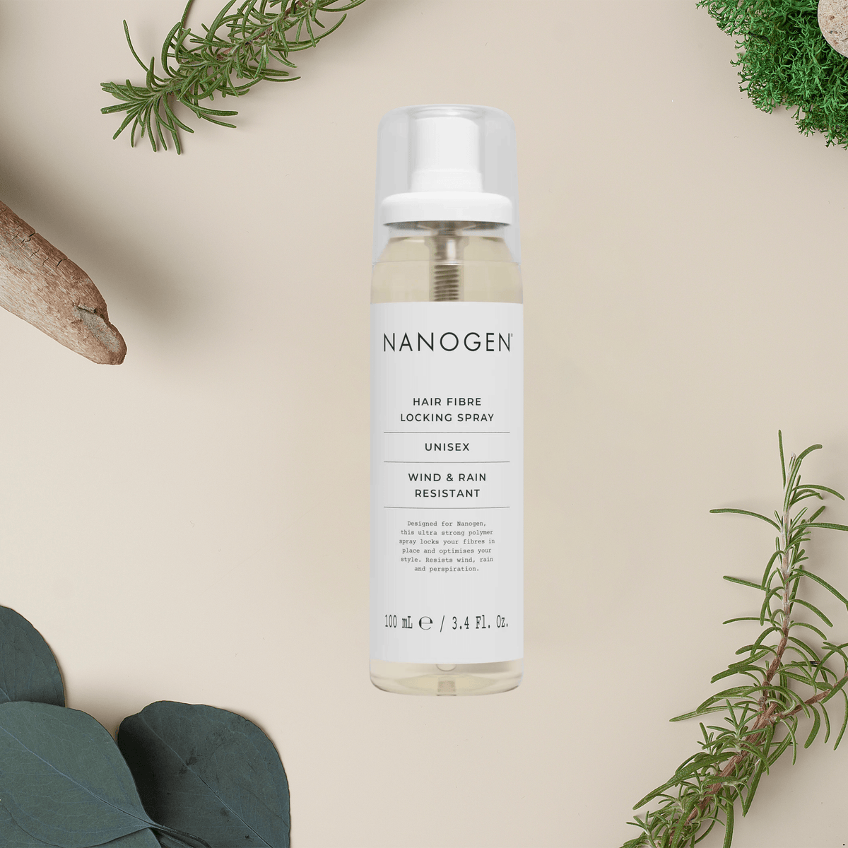 Nanogen Hair Fibre Locking Spray Unisex Wind And Rain Resistant 100ml - My Care Boutique 