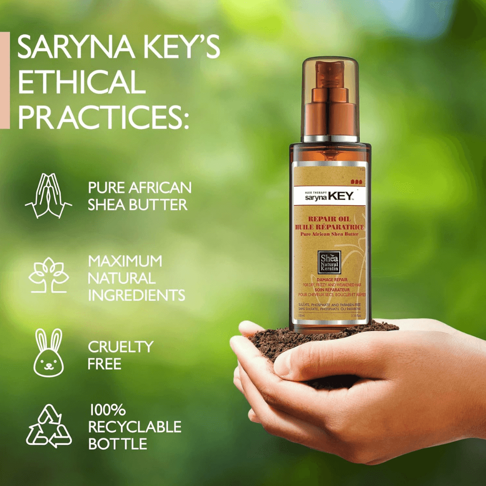 Saryna Key Damage Repair Pure African Shea Hair Oil - 110ml - My Care Boutique 