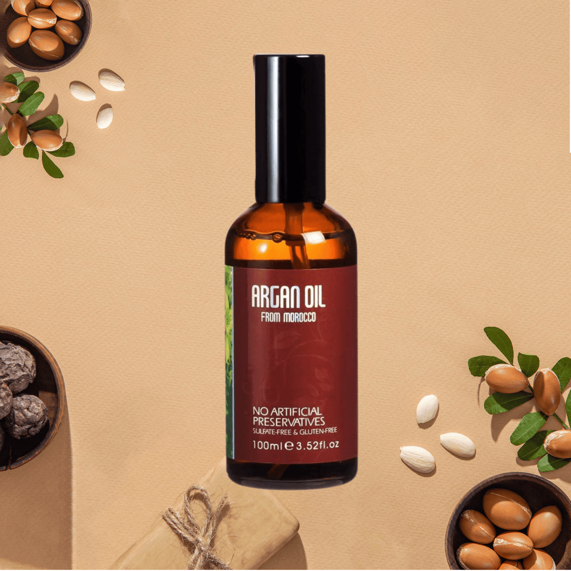 ARGAN OIL FROM MOROCCO Daily Therapeutic Oil For All Hair Types-100ml - My Care Boutique 