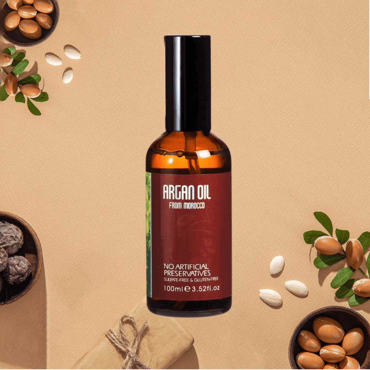 ARGAN OIL FROM MOROCCO Daily Therapeutic Oil For All Hair Types-100ml - My Care Boutique 